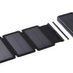 2E Портативний зарядний пристрій Power Bank Solar 20000mAh Black