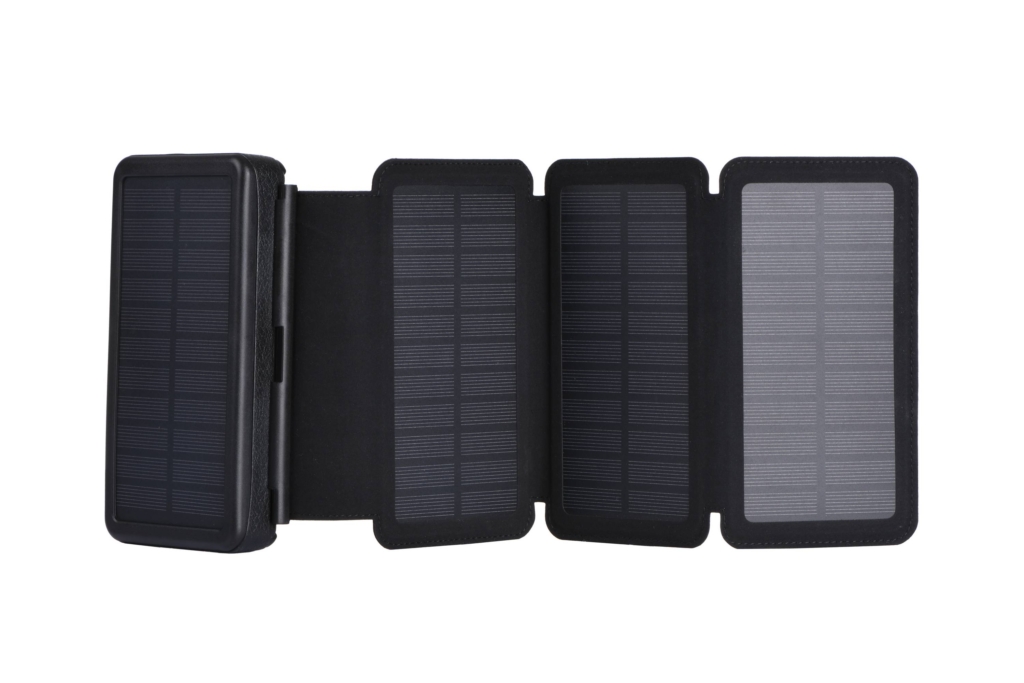2E Портативний зарядний пристрій Power Bank Solar 20000mAh Black