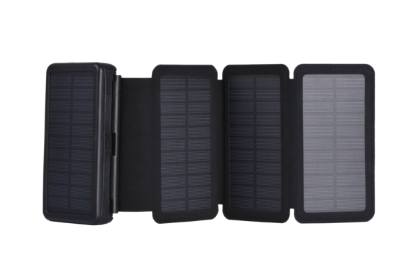 2E Портативний зарядний пристрій Power Bank Solar 20000mAh Black