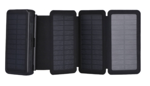 2E Портативний зарядний пристрій Power Bank Solar 20000mAh Black