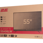 2E Телевізор 55″ LED 4K 50Hz Smart WebOS Black soundbar