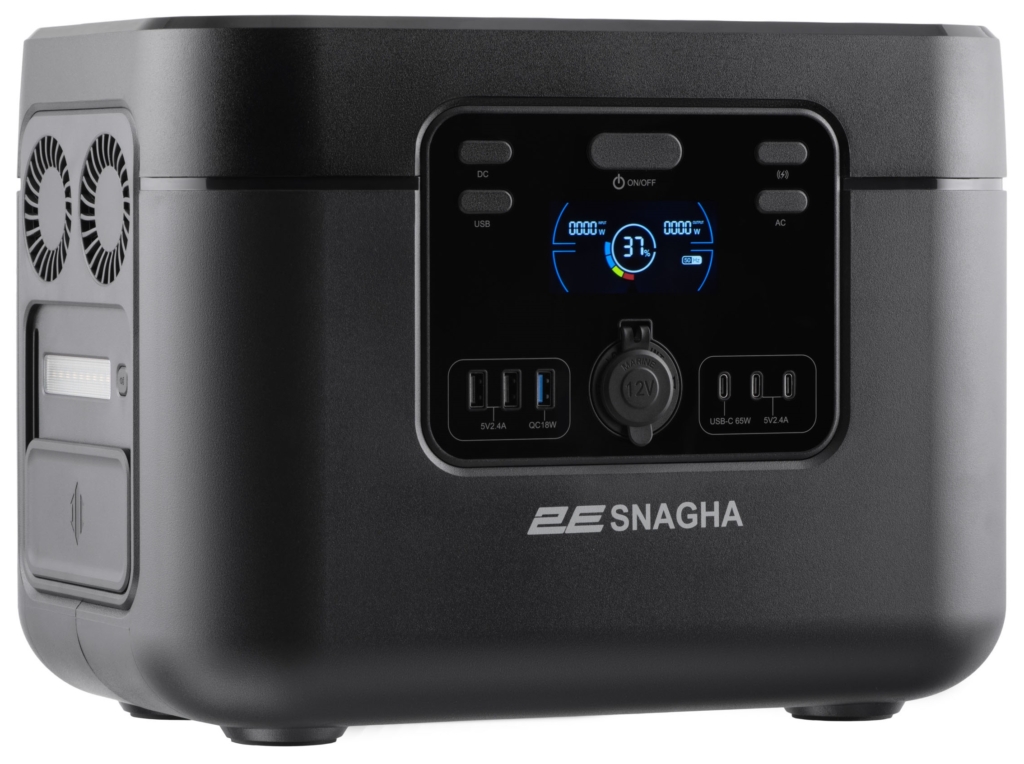 Portable Power Station 2E Snagha Output Power 1200W Battery capacity 1050Wh, Fast Charging
