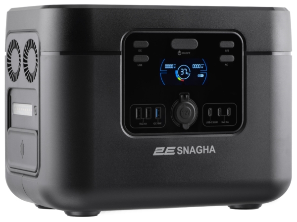 Portable Power Station 2E Snagha Output Power 1200W Battery capacity 1050Wh, Fast Charging