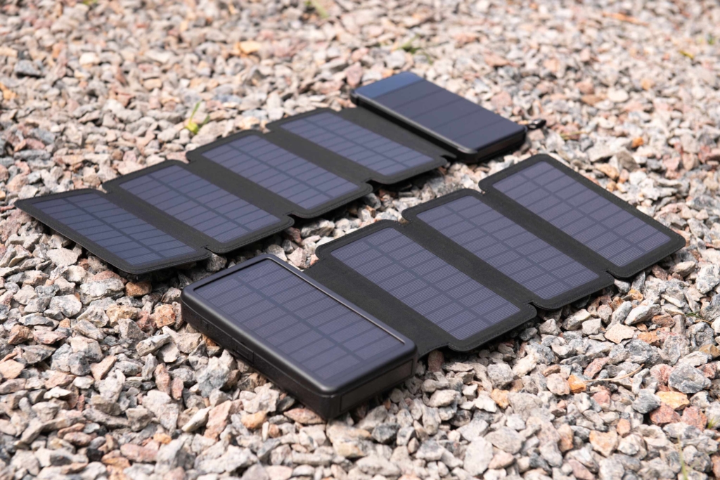 2E Портативний зарядний пристрій Power Bank Solar 20000mAh Black