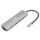 2E Hub USB-С > 2хUSB-A 2.0/USB-A 3.0/USB-C PD/HDMI/Ethernet, 0.15m, silver