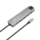 2E Hub USB-С > 2хUSB-A 2.0/USB-A 3.0/USB-C PD/HDMI/Ethernet, 0.15m, silver