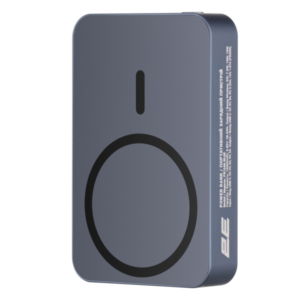Акумулятор портативний літій-іонний Power Bank 2E Wireless QI 10000мА·год, 20Вт, PD, синій