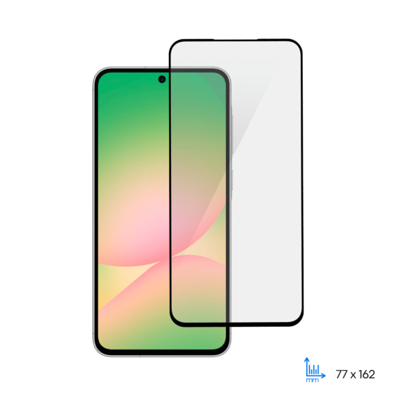 Защитное стекло 2E для Samsung Galaxy A56 5G (A566), 2.5D FCFG, (1 Pack), черная рамка