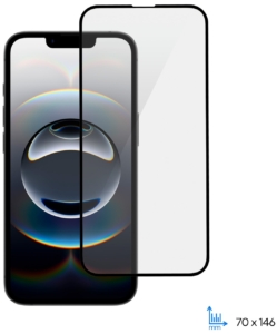Защитное стекло 2E для Apple iPhone 16e(6.1), 2.5D FCFG, (1 Pack), черная рамка