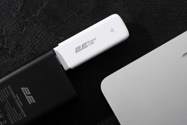 Mobile router 2E PowerLink (MiFi-1 2024) LTE, Wi-Fi4, 1xUSB, 1xCRC9 white