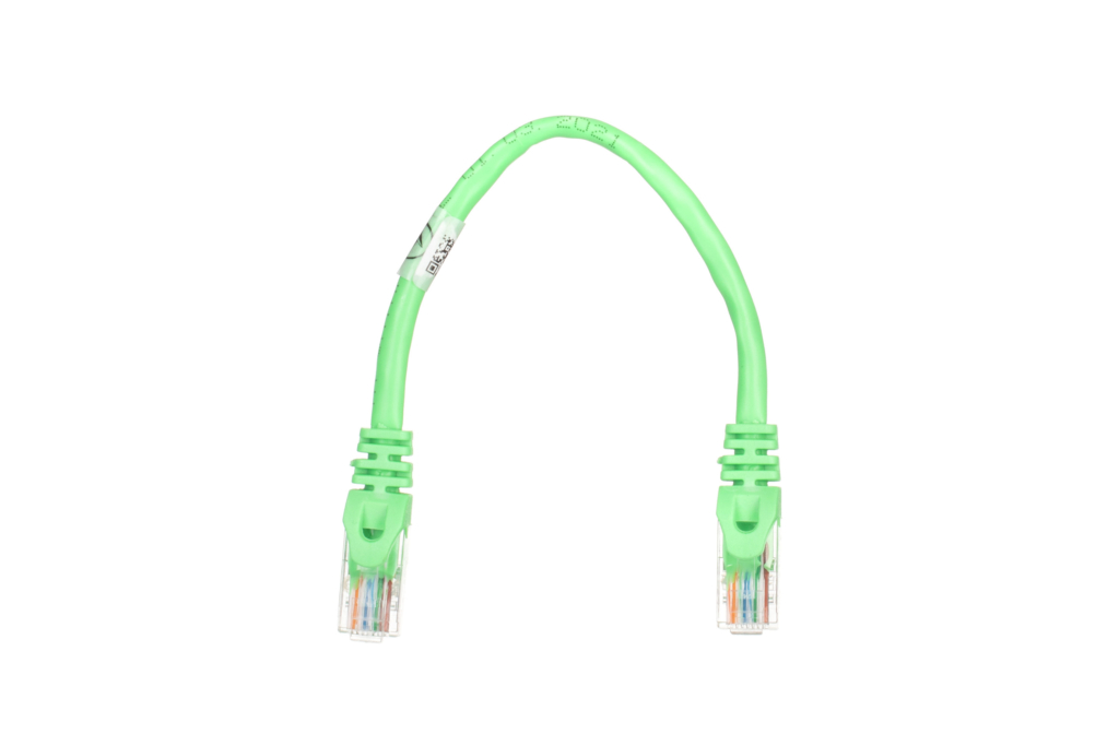 Патч-корд 2E САТ 5e, UTP, 0,20м, 26AWG, RJ45, 7/0.16, Cu, PVC, зелений