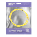 Патч-корд 2E САТ 5e, UTP, 1м, 26AWG, RJ45, 7/0.16, Cu, PVC, жовтий