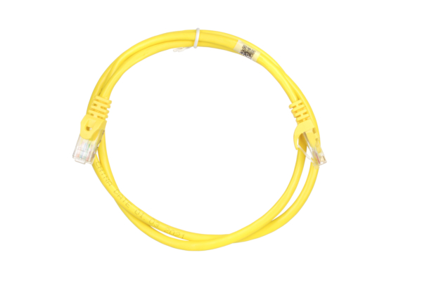 Патч-корд 2E САТ 5e, UTP, 1м, 26AWG, RJ45, 7/0.16, Cu, PVC, жовтий