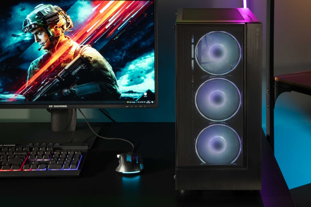 2E 2E PC Complex Gaming AMD R5-5600, 16Gb, F1TB, RX6600-8, B550, G3301, 700W, FreeDos