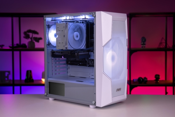 2E 2E PC Decimal Intel i7-12700F, 16Gb, F1TB, NVD3060-12, B660, G2057W, 700W, FreeDos, White