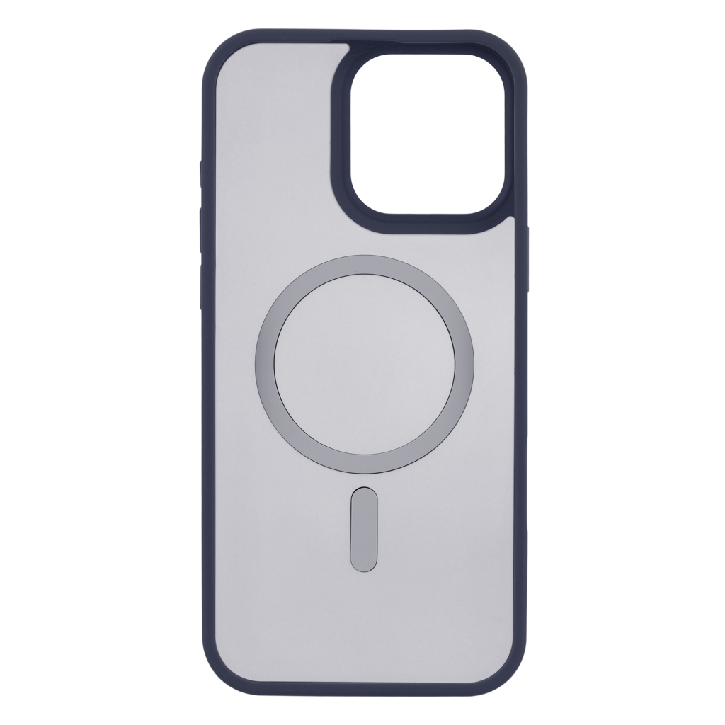 Чехол 2E Basic для iPhone 16 Pro Max, Soft Touch MagSafe Cover, Dark Blue