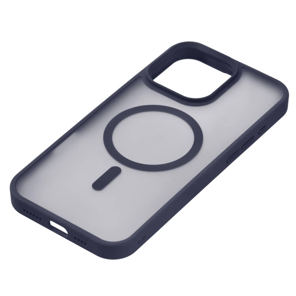 Чехол 2E Basic для iPhone 16 Pro Max, Soft Touch MagSafe Cover, Dark Blue
