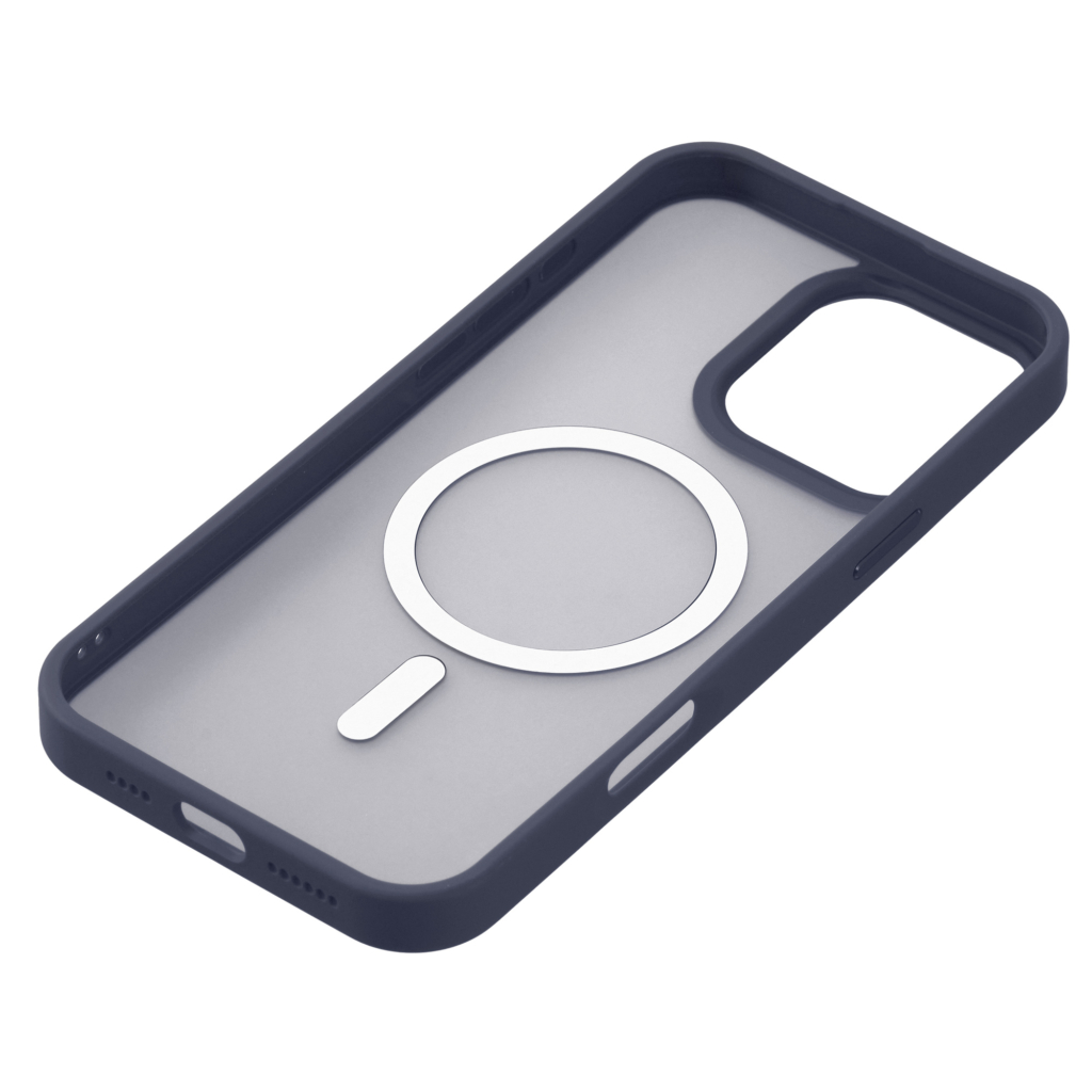 Чехол 2E Basic для iPhone 16 Pro Max, Soft Touch MagSafe Cover, Dark Blue
