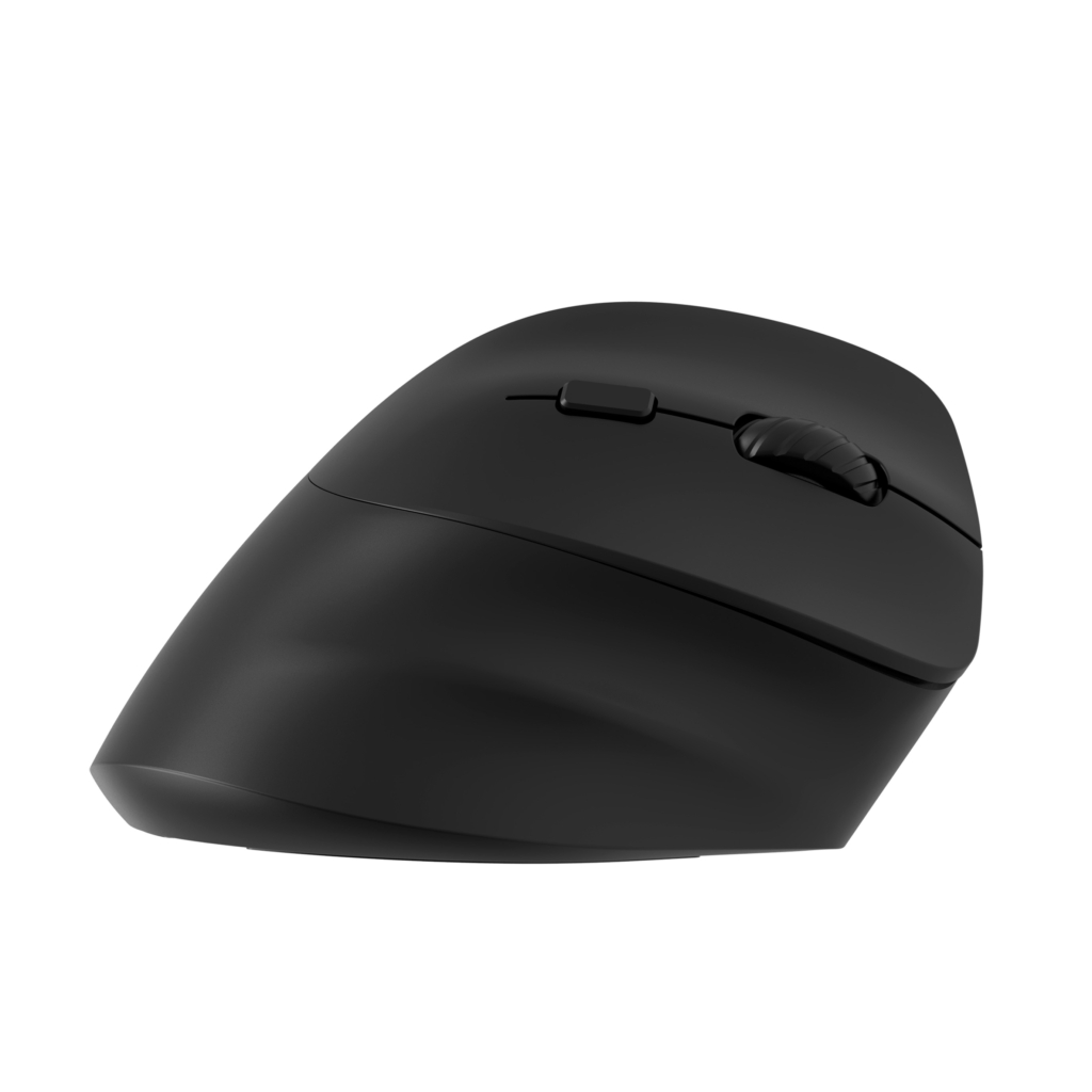Мышь 2E MF325 Silent, WL/BT, вертикальная, чёрный