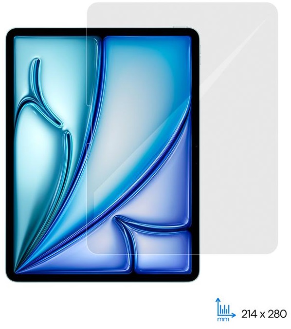 Защитное стекло 2E для iPad Air 13″ (2024-2025), 2.5D, прозрачный