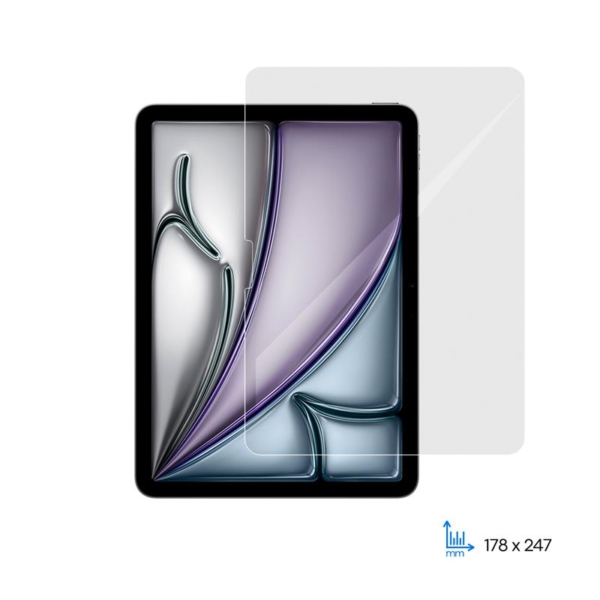 Захисне скло 2E для iPad Air 11″ (2024-2025), 2.5D, прозорий