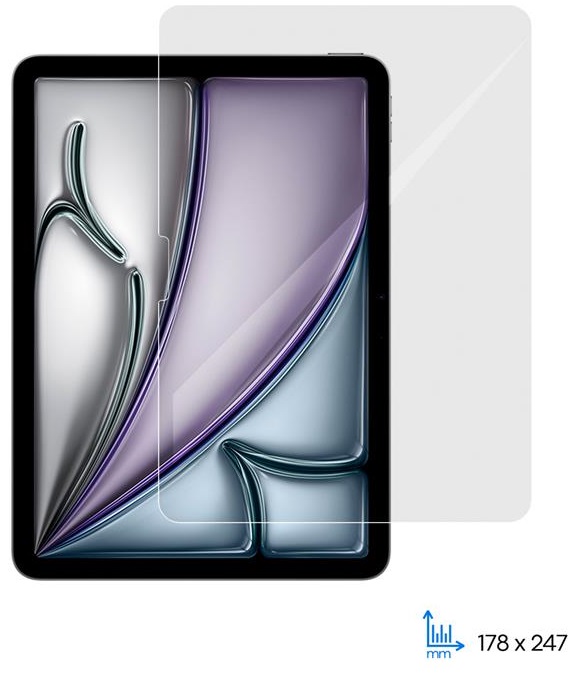 Защитное стекло 2E для iPad Air 11″ (2024-2025), 2.5D, прозрачный