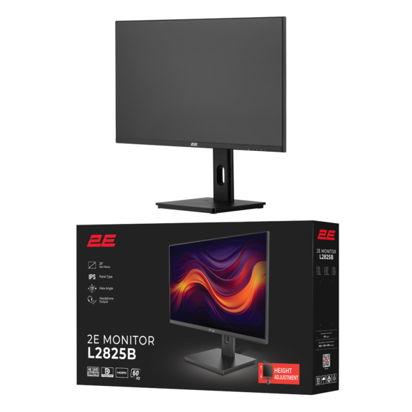 Monitor 2E 28″ L2825B 2xHDMI, DP, IPS, 84%NTSC, 3840×2160, HAS
