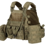2E Tactical Плитоноска, Тип 1, з кишенями для бічного захисту і підсумками, Молле, зелена