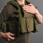 2E Tactical Плитоноска, Тип 1, з кишенями для бічного захисту і підсумками, Молле, зелена