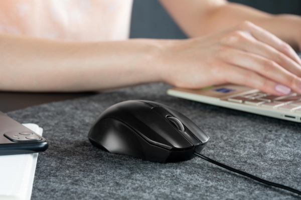 Mouse 2E MF150, USB-A, black