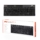 2E Keyboard membrane KS280 120key, WL/BT, EN/UK/RU, silent, black-grey