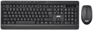 2E Combo keyboard and mouse MK410 WL, EN/UK/RU, black