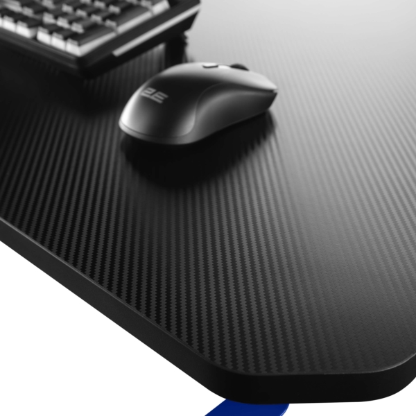 Стіл комп’ютерний 2E GAMING OTOROSHI, 120х60×75см, чорно-синій