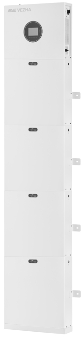 Система резервного питания 2E PowerWall Vezha, 5000 Вт, 20.48 кВт/ч, MPPT 5.5 кВт, WiFi, расширение емкости, параллельное подключение