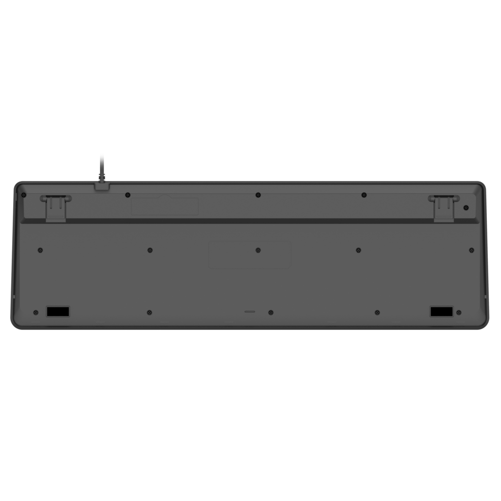 Клавиатура мембранная 2E KS405 104key, USB-A, EN/UK, чёрный
