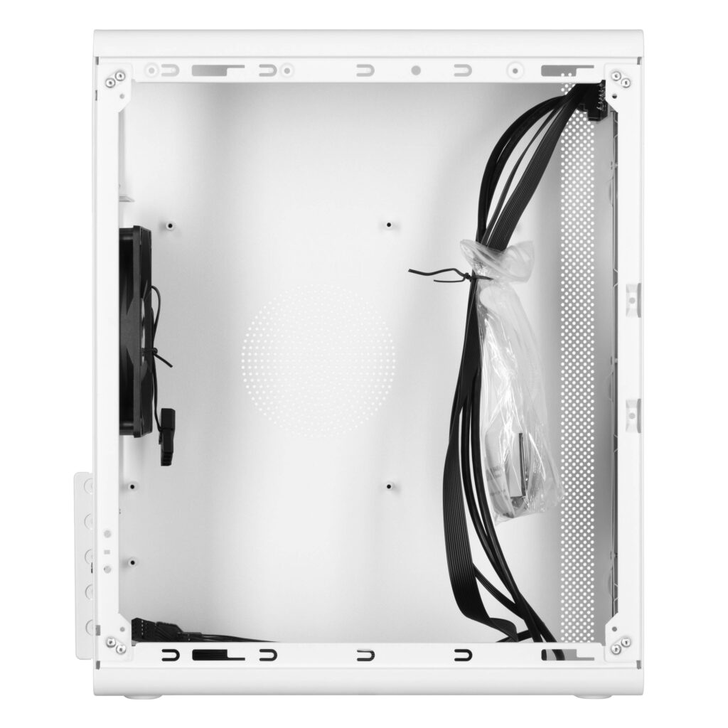 Корпус 2E Credo V285W без БЖ, 1xUSB3.0, 1х USB 2.0, 1xUSB Type-C, 1×120мм, VGA 300мм, mATX, білий