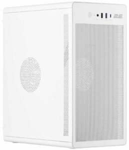 Корпус 2E Credo V285W без БЖ, 1xUSB3.0, 1х USB 2.0, 1xUSB Type-C, 1×120мм, VGA 300мм, mATX, білий