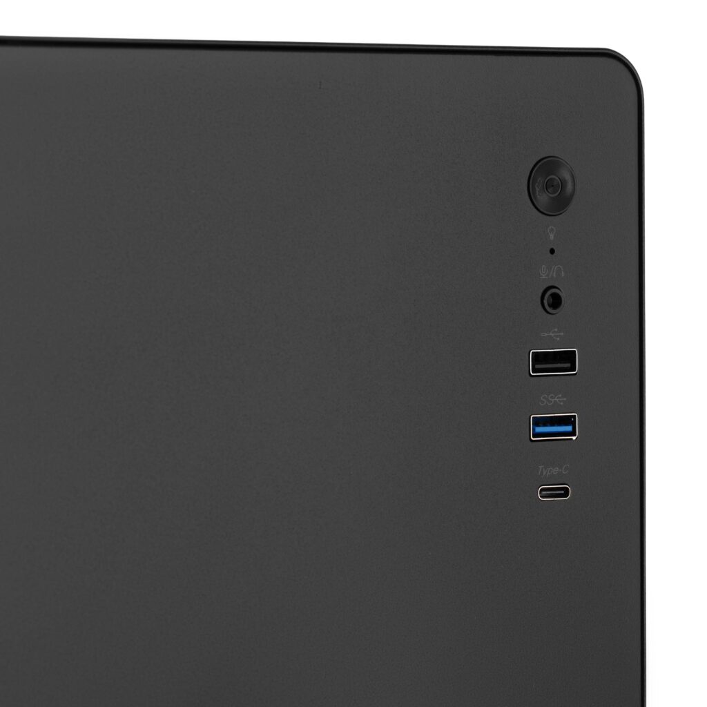 Корпус 2E Credo V500B без БЖ, 1xUSB3.0, 1х USB 2.0, 1xUSB Type-C, 1×120мм, VGA 310мм, ATX, чорний