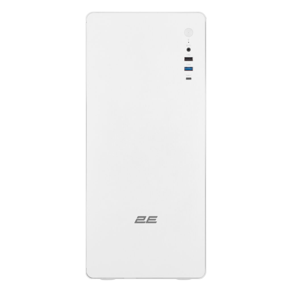 Корпус 2E Credo V500W без БЖ, 1xUSB3.0, 1х USB 2.0, 1xUSB Type-C, 1×120мм, VGA 310мм, ATX, білий