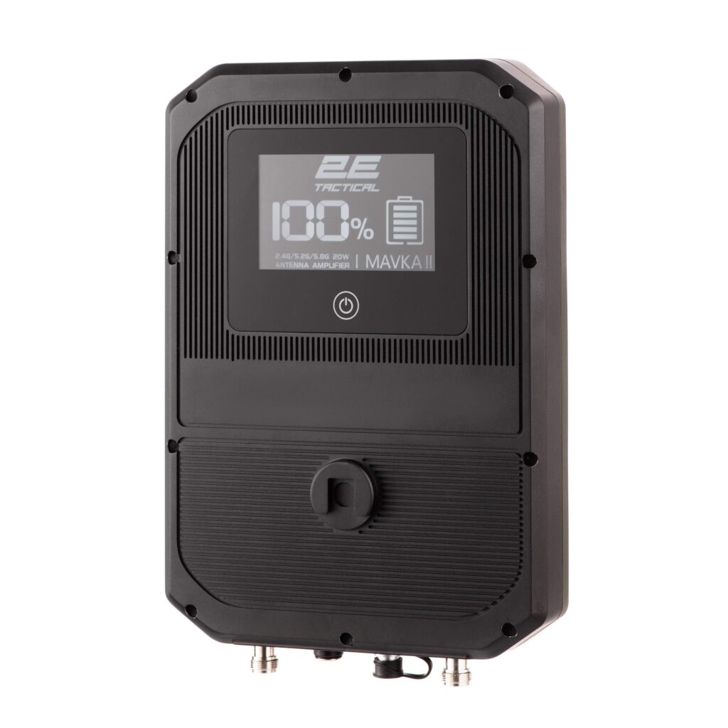 Антена активна 2E MAVKA II GREEN, 2.4/5.2/5.8GHz, 20Вт, N-Type, для DJI/Autel(V2)/FPV цифра