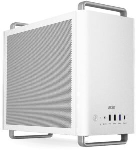 Корпус 2E Credo Mesh V300W-MH без БП, 2xUSB3.0, 1х USB 2.0, 1xUSB Type-C, 1×90мм, VGA 310мм, mATX, белый