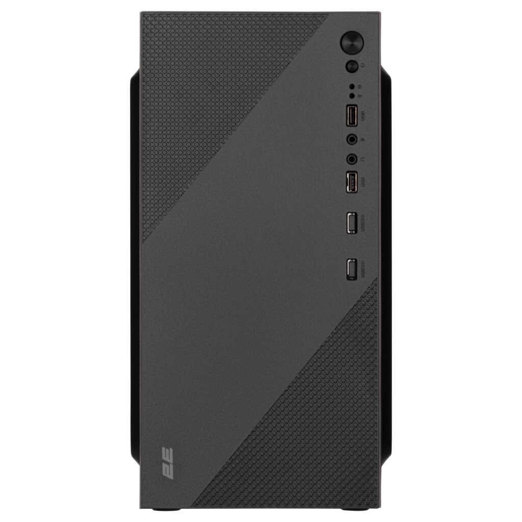 2E PC case TeamX TMX04 with 2E ATX500W, 2xUSB3.0, 1x80mm, VGA 220mm, mATX, black