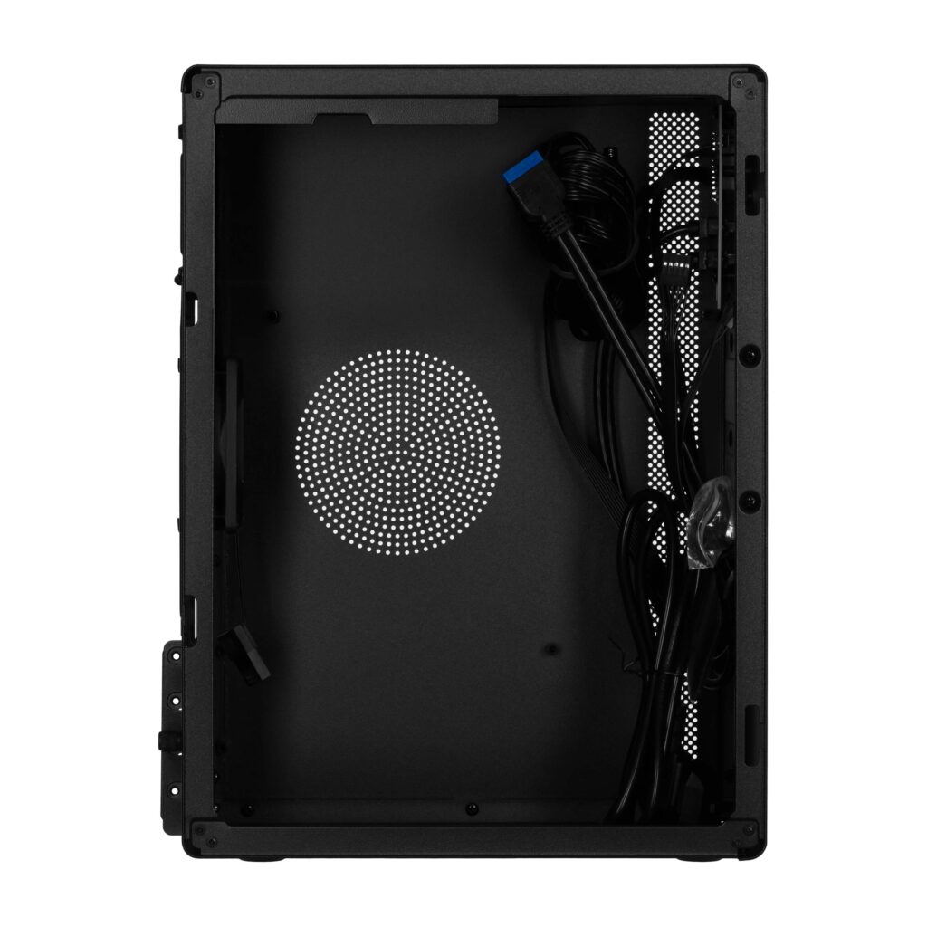 Корпус 2E Credo V200B без БП, 2xUSB3.0, 1×80мм, VGA 250мм, mATX, чёрный