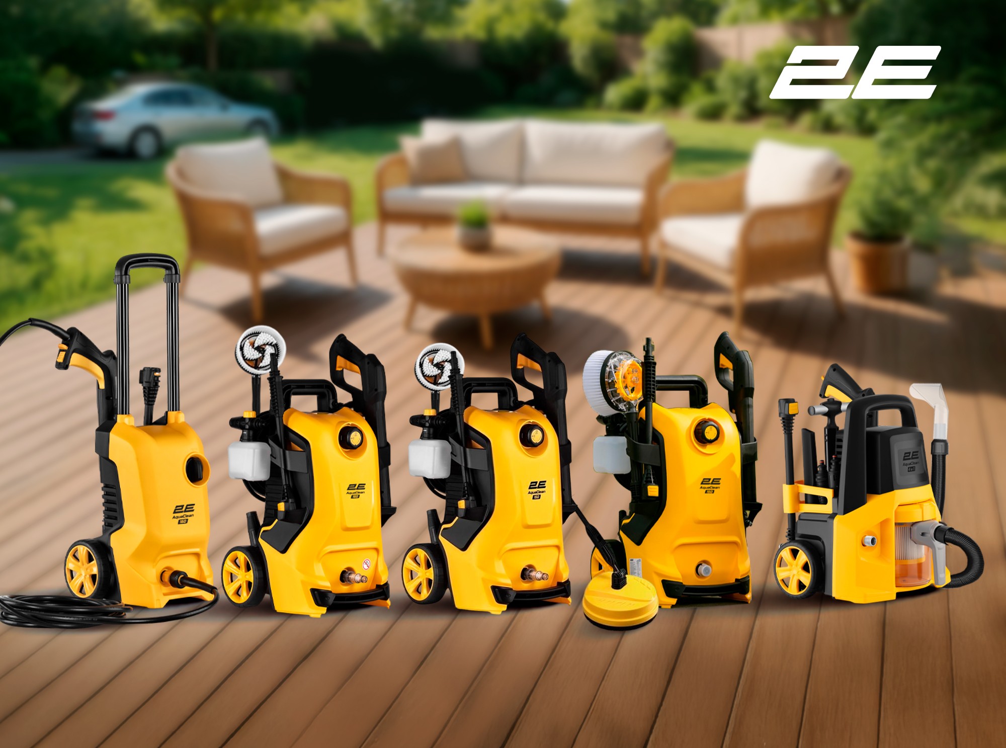 New 2E AquaClean Pressure Washer Models — For Even More Efficient Cleaning