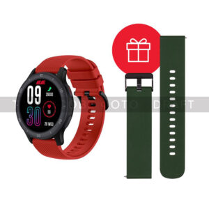 2E Smartwatch Motion GT2 47mm, 1.32″, 360×360, BT 5.2, Black-red + green strap