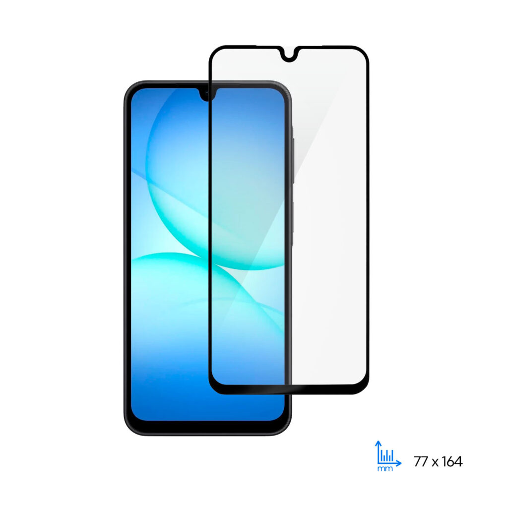 Защитное стекло 2E для Samsung Galaxy A17 (A175), 2.5D FCFG, (1 Pack), черная рамка