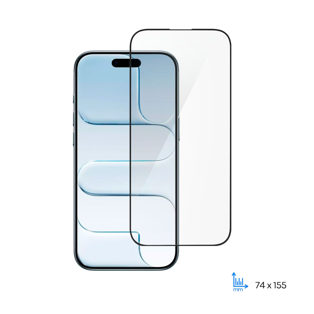 Защитное стекло 2E для iPhone Air(6.5), 2.5D FCFG, (1 Pack), черная рамка