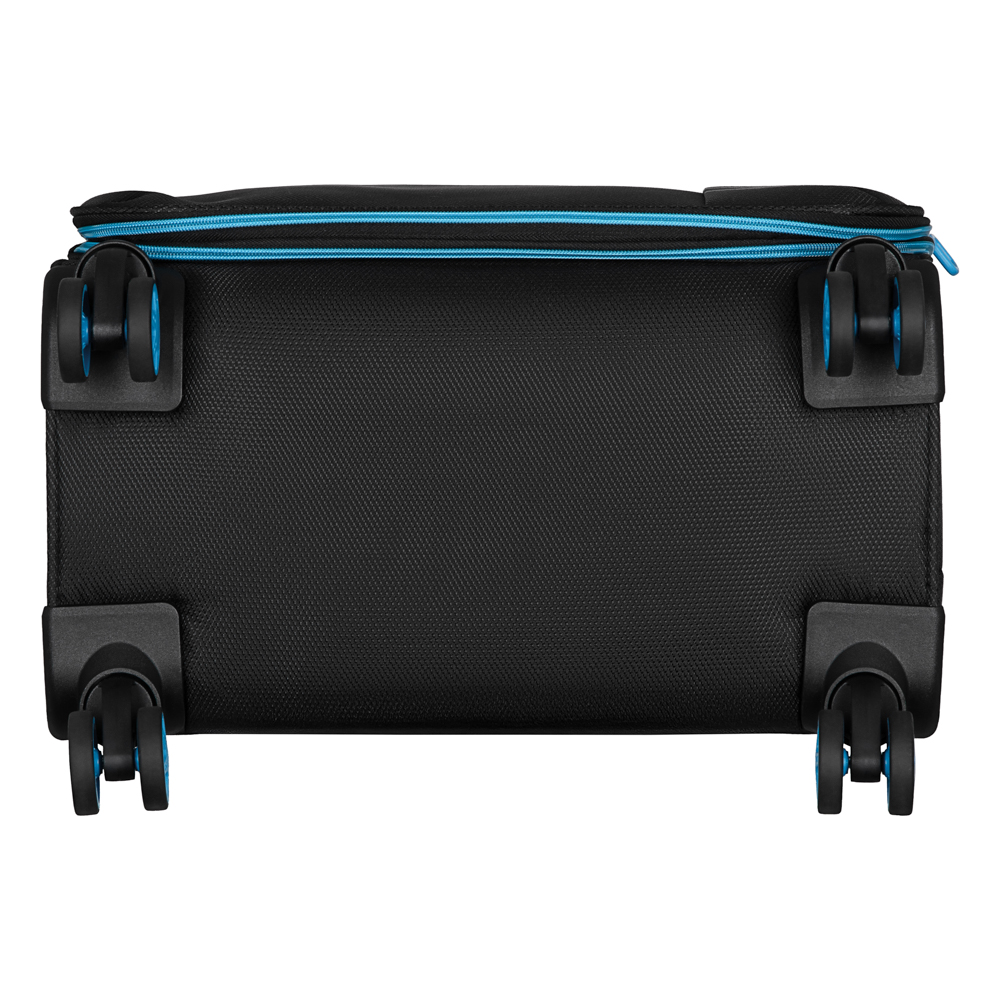 2E Suitcase set, Trek, (L+M+S), TSA, 4 wheels, + 3 Cabin backpacks (2E-BPET-CABIN-BK), polyester, black