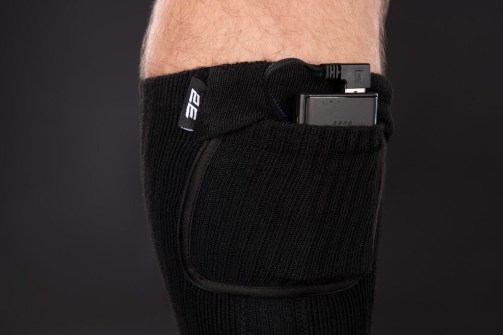 2E Tactical Шкарпетки з підігрівом Race Black з дистанційним контролером, розмір L