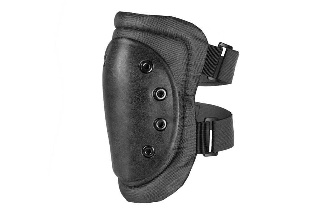 2E Military knee and elbow pads set, Black, 2E-MILKNAELPADS-SET-BK